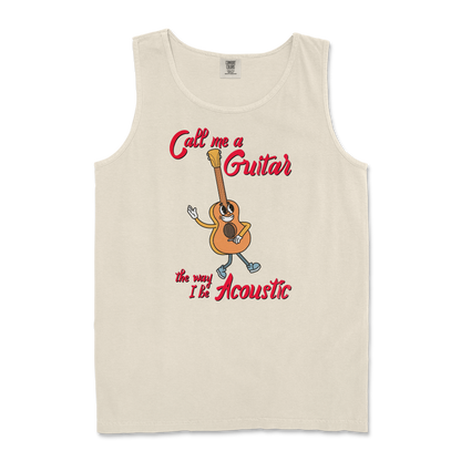 Comfort Colors Tank Top I Do Be Acoustic  in Ivory