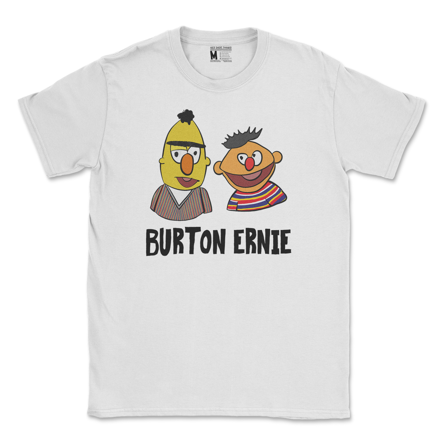 Gildan SoftStyle T-Shirt Burton Ernie in White