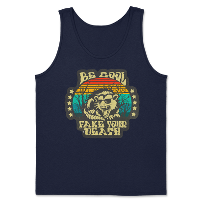 Heavy Blend Tank Top Fake Your Death in Navy