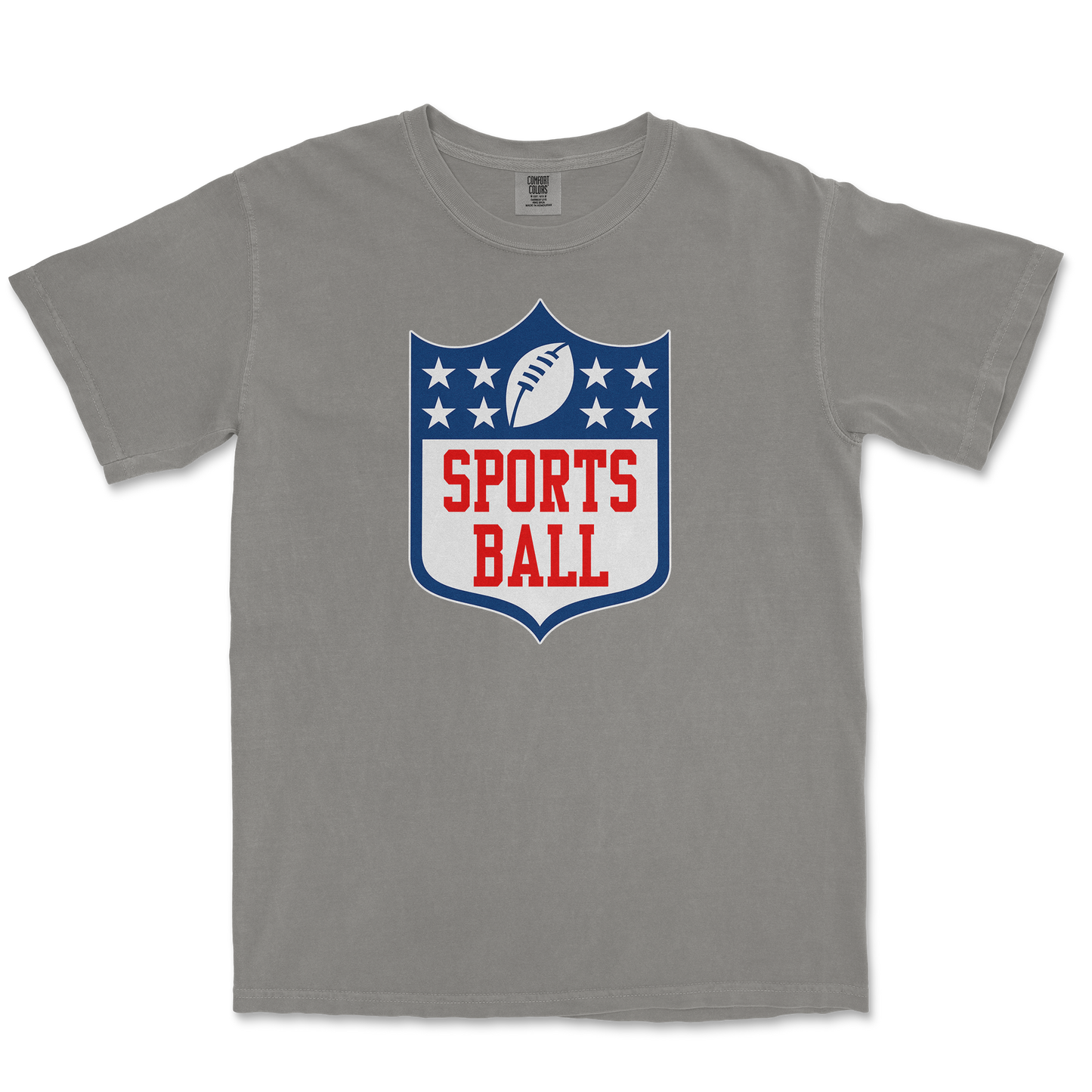 Comfort Colors T-Shirt Sports Ball in Grey