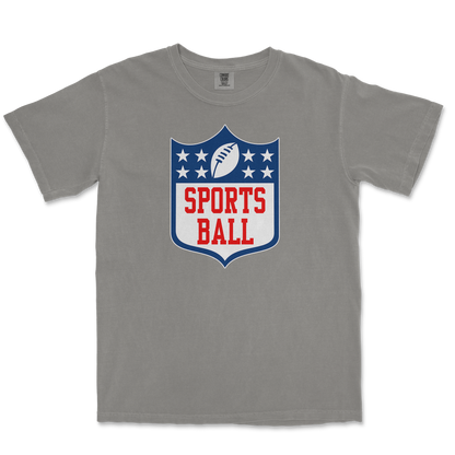 Comfort Colors T-Shirt Sports Ball in Grey