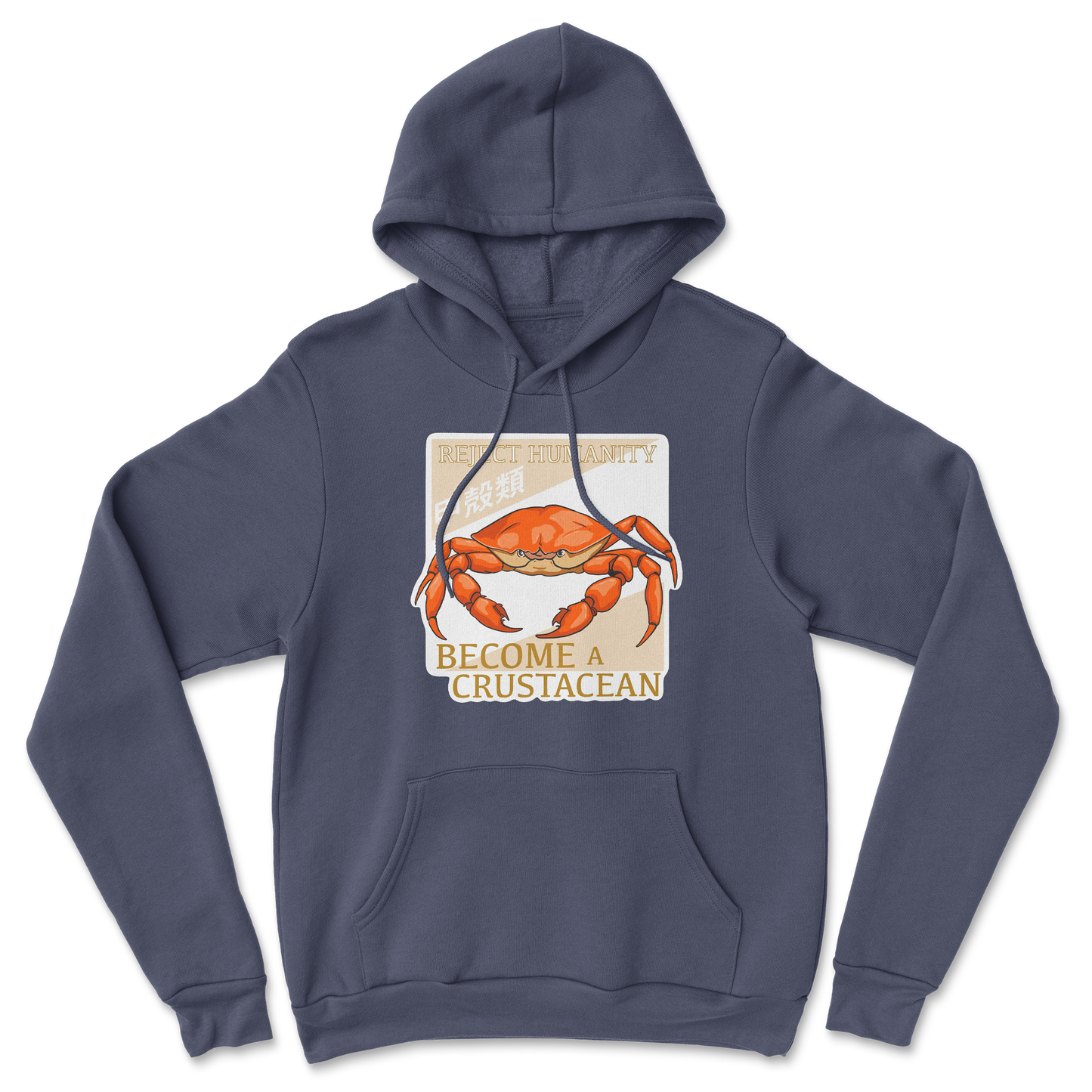 Heavy Blend Hoodie Embrace the Crab in Navy