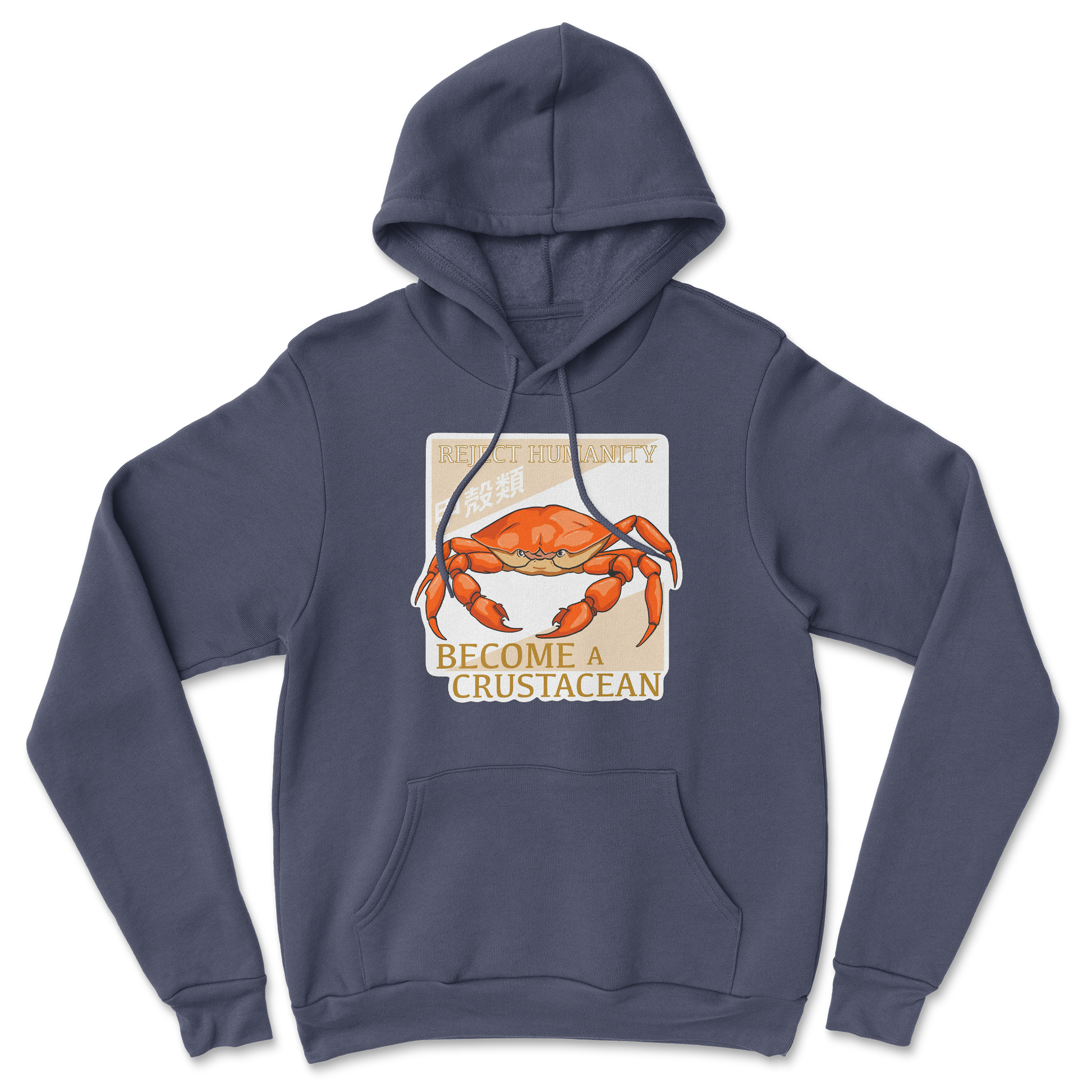 Heavy Blend Hoodie Embrace the Crab in Navy