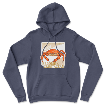 Heavy Blend Hoodie Embrace the Crab in Navy