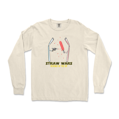 Comfort Colors Long Sleeve Straw Wars in Ivory