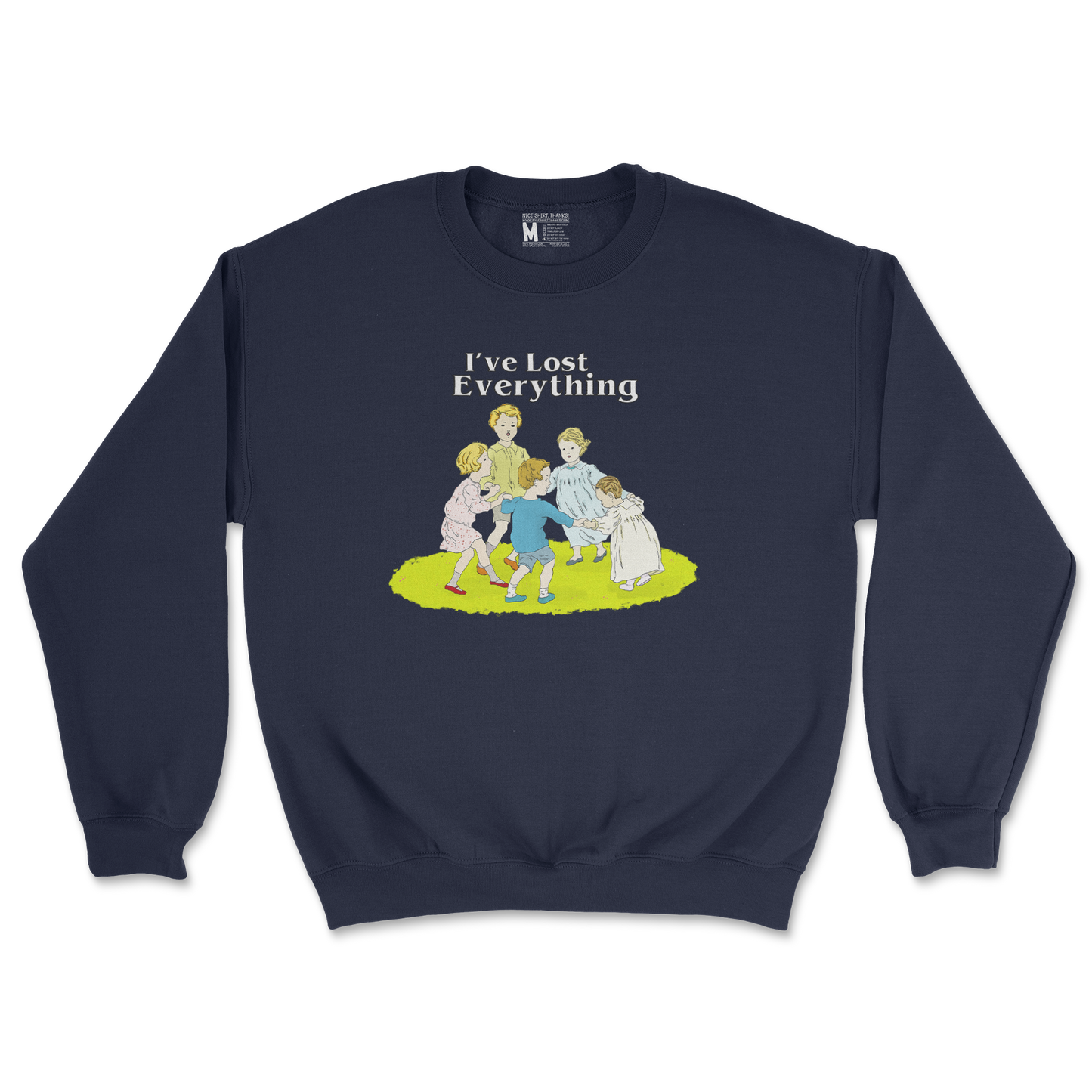 Gildan SoftStyle Crew Neck in Navy