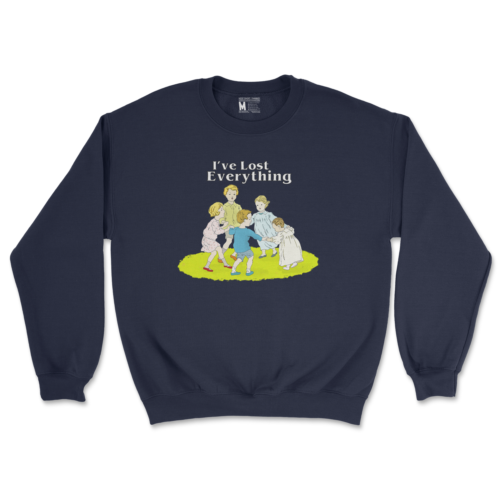 Gildan SoftStyle Crew Neck in Navy