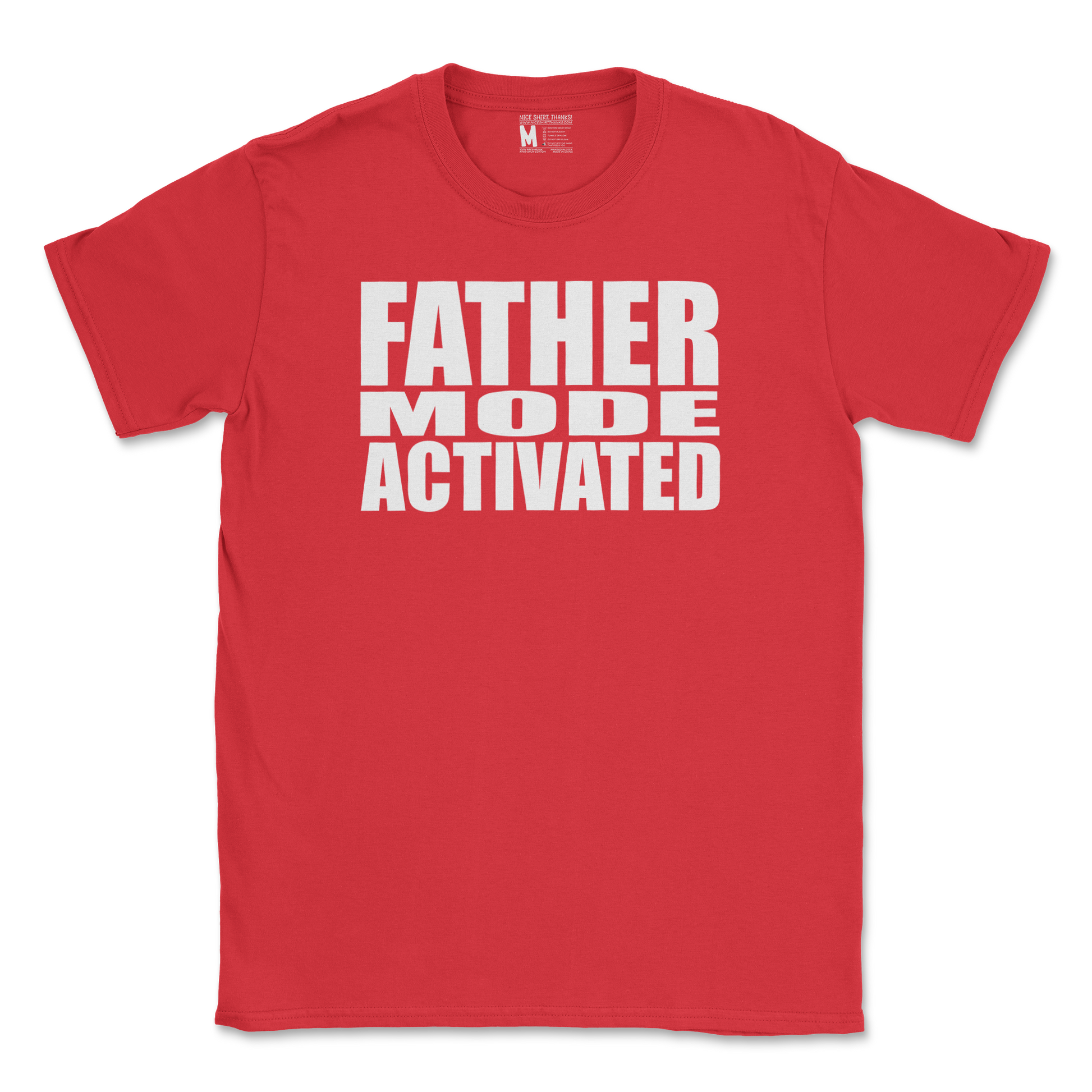 Gildan SoftStyle T-Shirt Father Mode Activated in Red