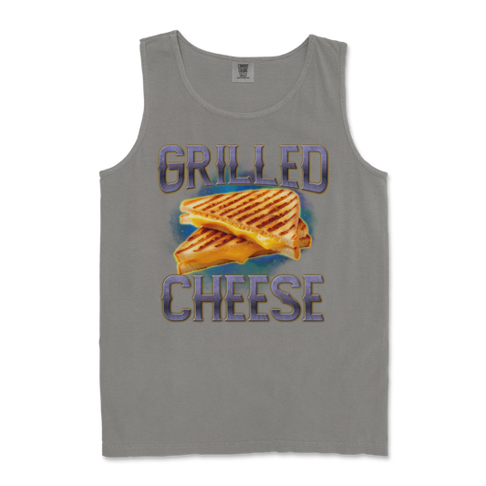 Comfort Colors Tank Top Grilled Cheese  in Grey
