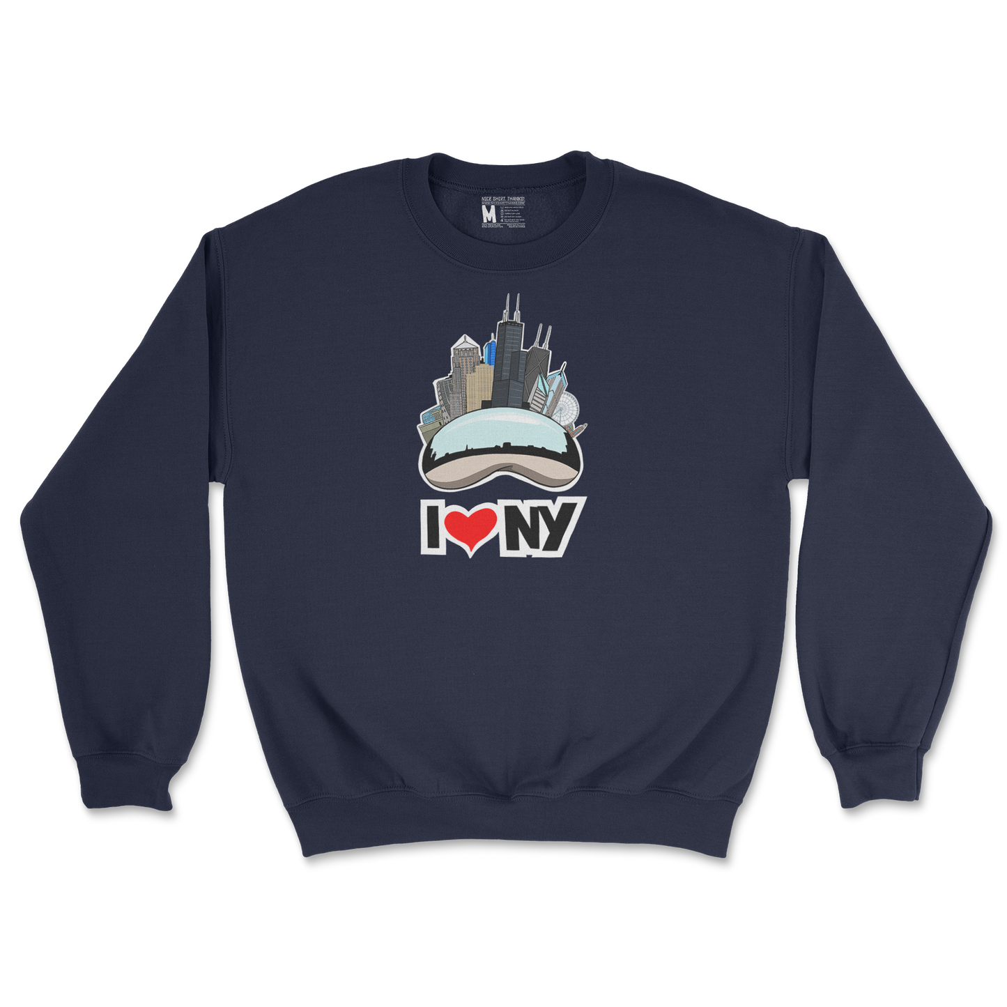 Gildan SoftStyle Crew Neck in Navy