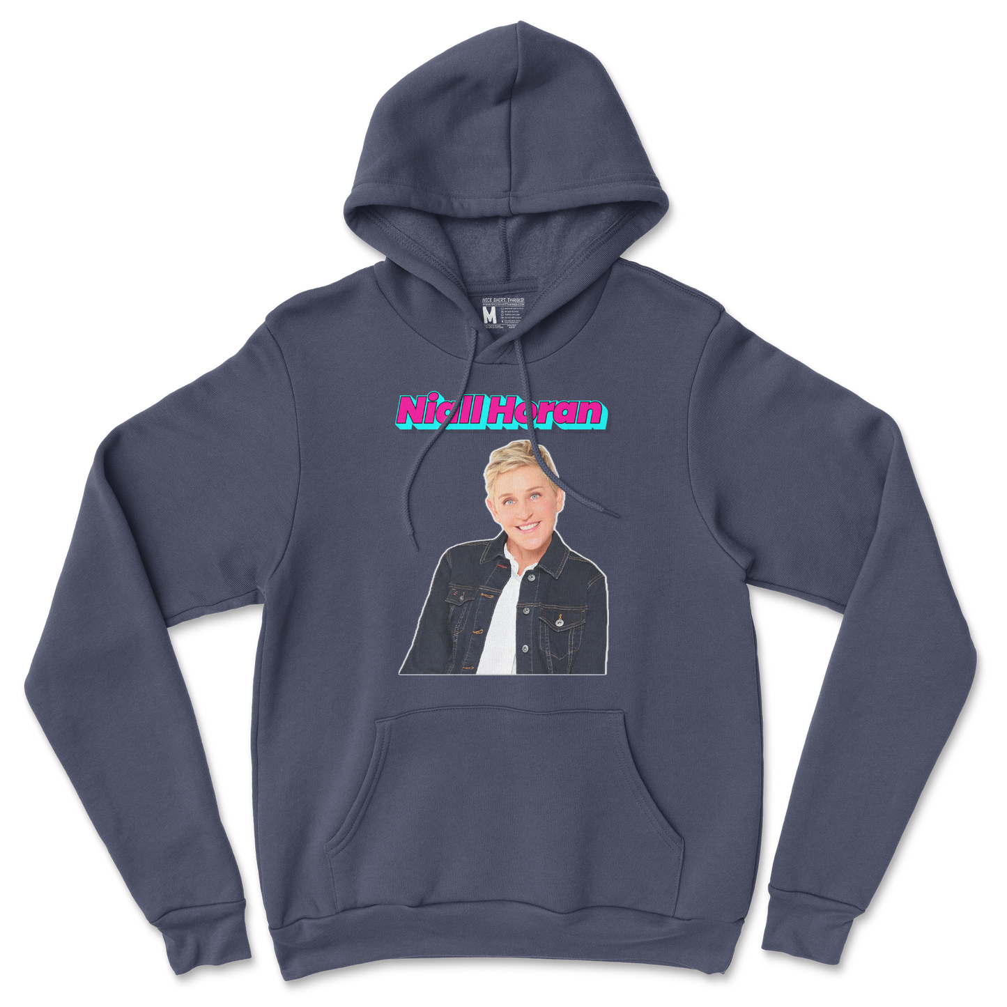 Gildan SoftStyle Hoodie Niall Horan in Navy