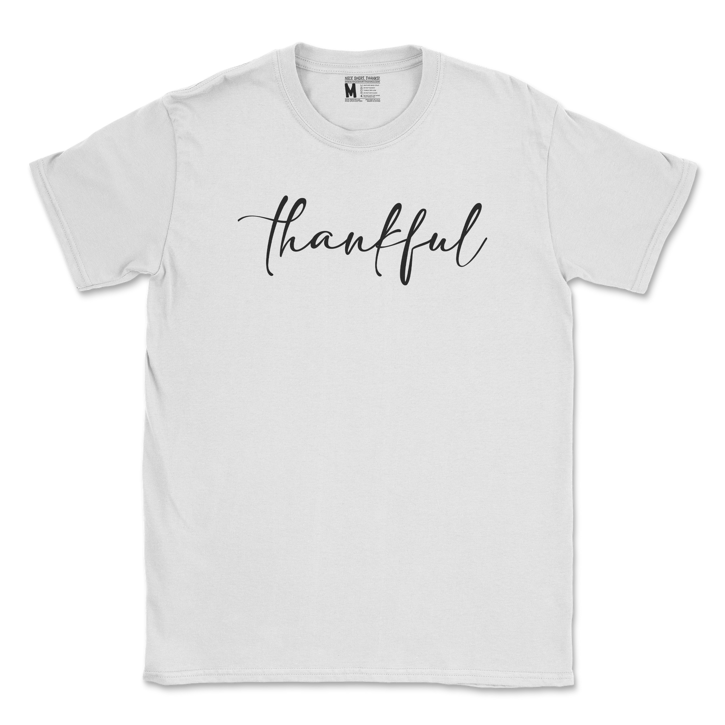 Gildan SoftStyle T-Shirt Thankful  in White