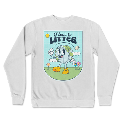 Independent Clothing Co. Crew Neck Earth Day in White