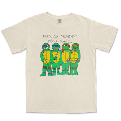 Comfort Colors T-Shirt Ninja Turtles in Ivory