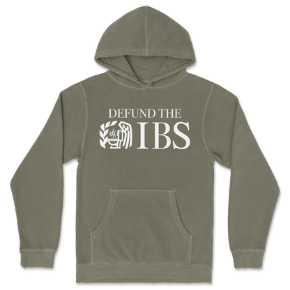 Independent Clothing Co. Hoodie Defund The IBS in Olive