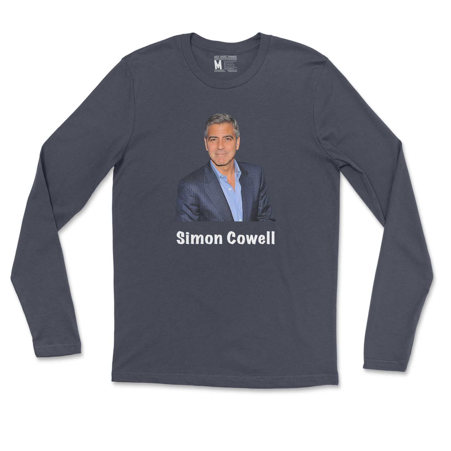 Gildan SoftStyle Long Sleeve Simon in Navy