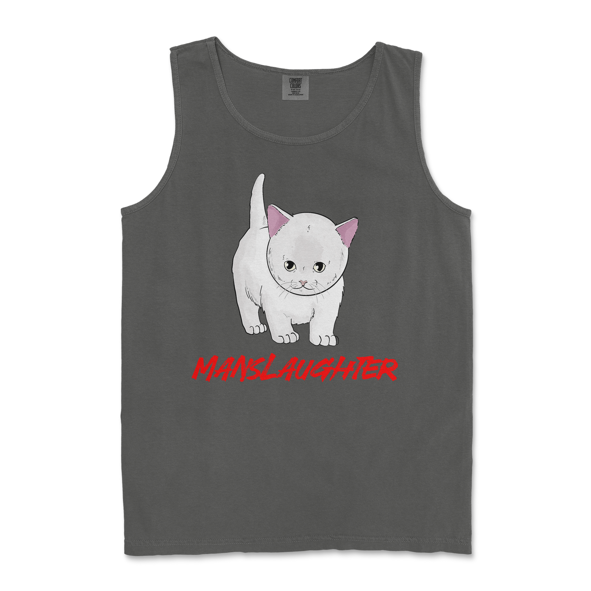 Comfort Colors Tank Top Manslaughter in Pepper