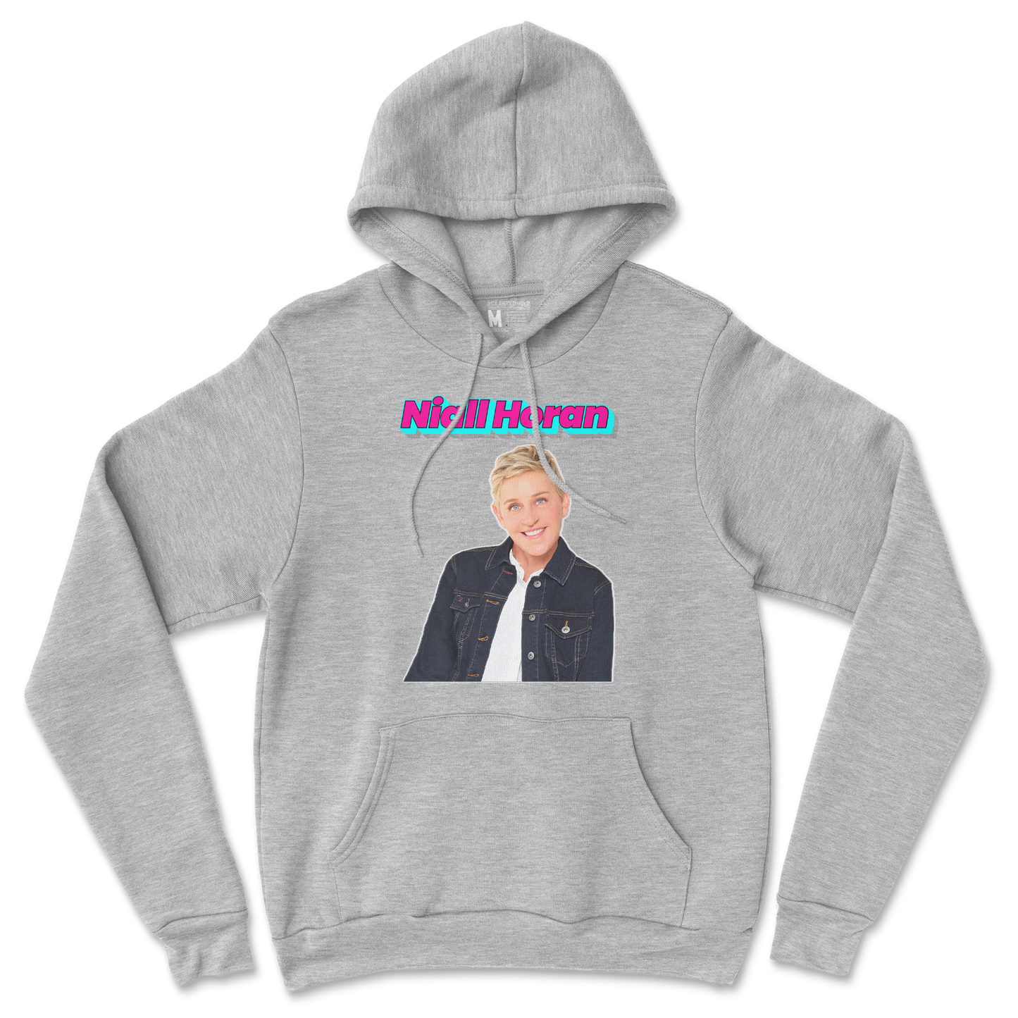 Gildan SoftStyle Hoodie Niall Horan in Grey-Heather