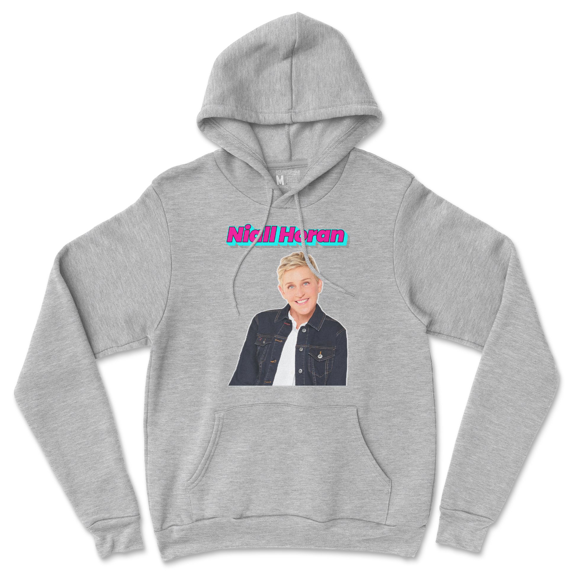 Gildan SoftStyle Hoodie Niall Horan in Grey-Heather