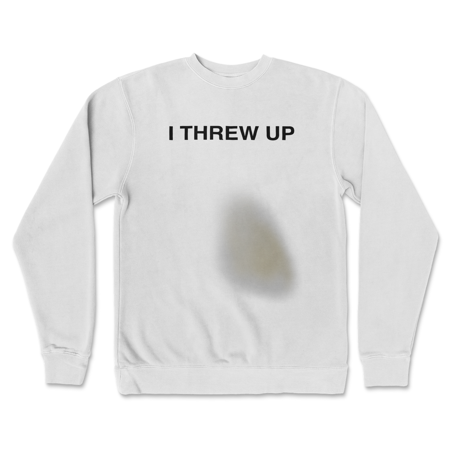 Independent Clothing Co. Crew Neck Mom I Threw Up in White