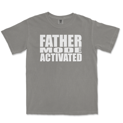 Comfort Colors T-Shirt Father Mode Activated in Grey