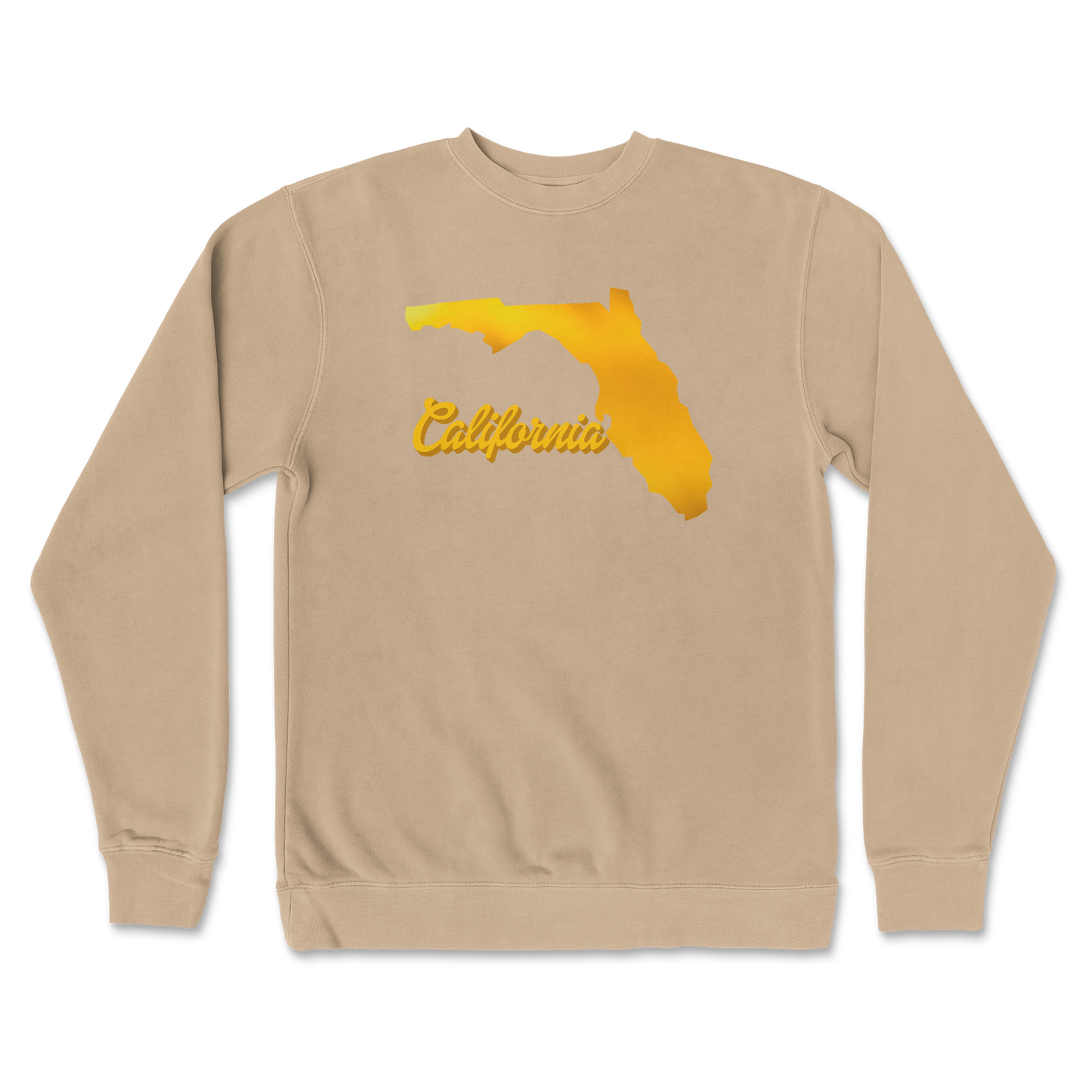 Independent Clothing Co. Crew Neck California in Sandstone