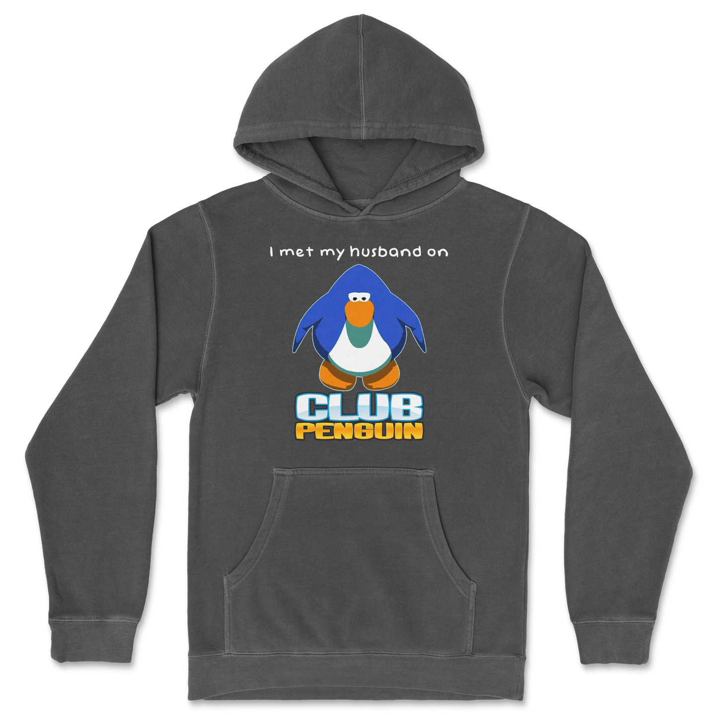 Independent Clothing Co. Hoodie Club Penguin Husband  in Black