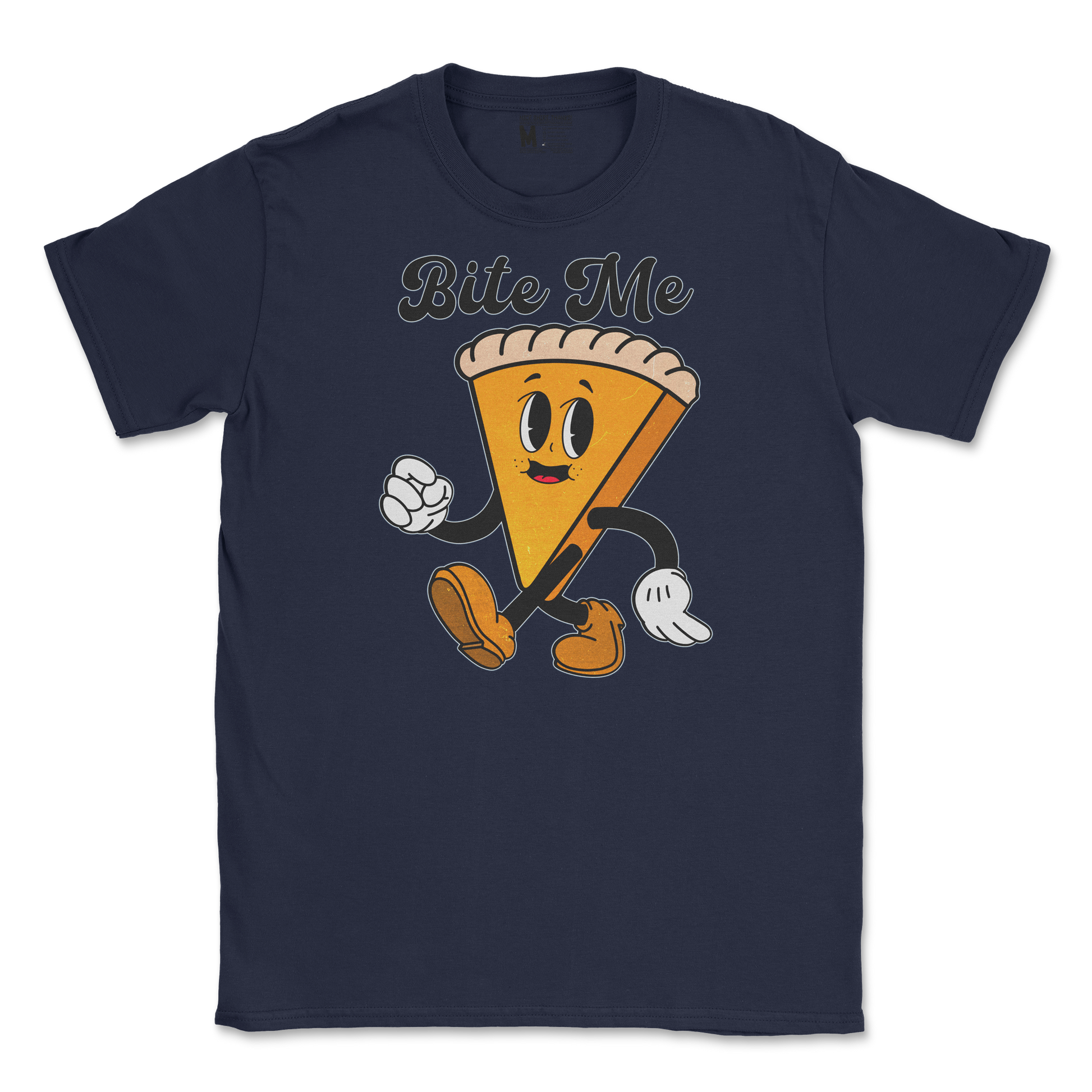 Gildan SoftStyle T-Shirt Bite Me  in Navy