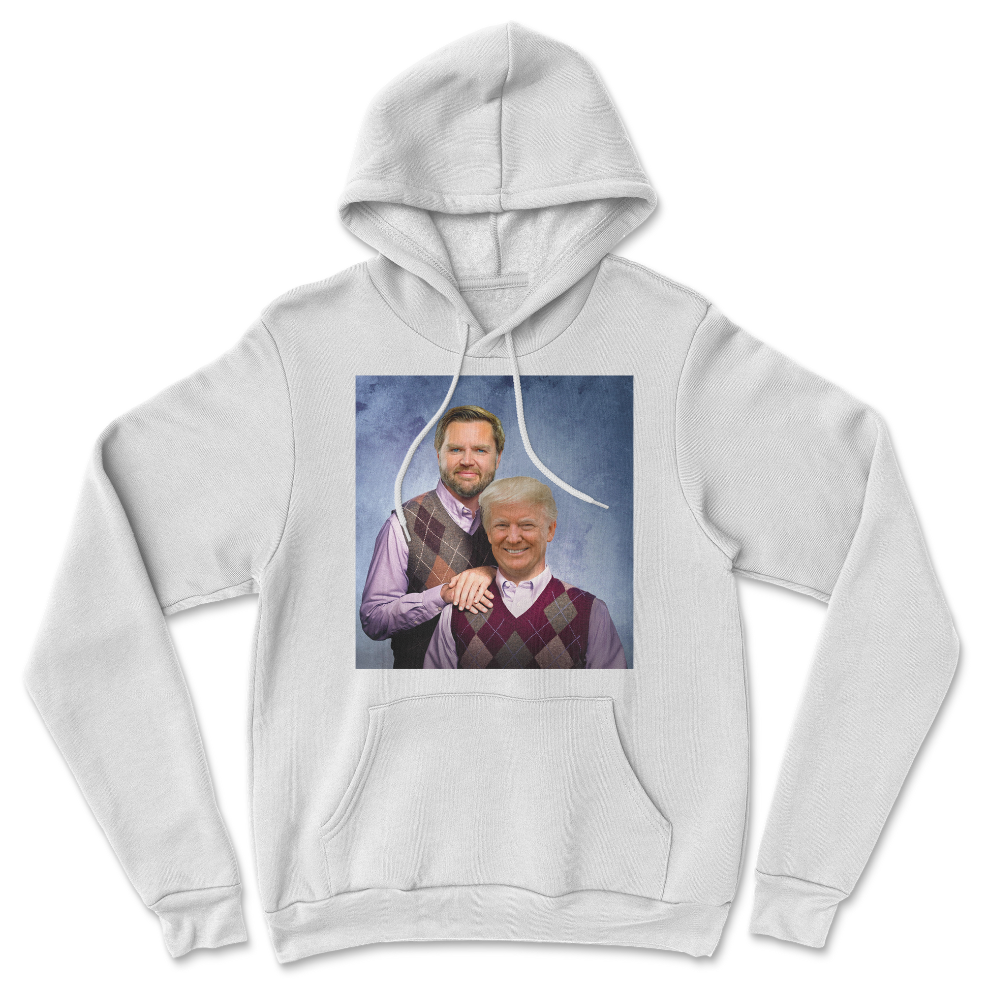 The Nice Shirt Hoodie Step Brothers  in White