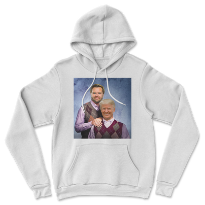 The Nice Shirt Hoodie Step Brothers  in White