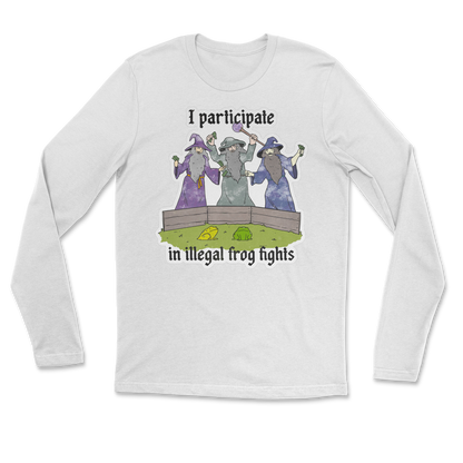 The Nice Shirt Long Sleeve Wizard Activities  in White