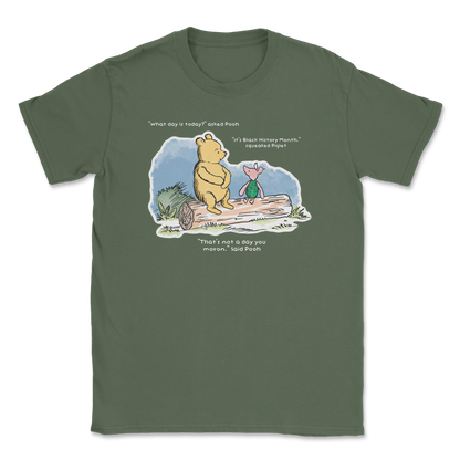 The Nice Shirt T-Shirt Winnie the Pooh  in Military-Green