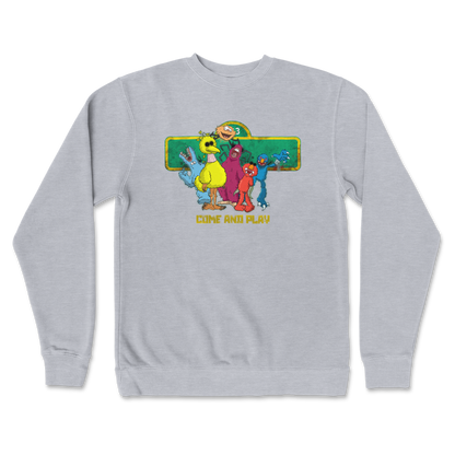 Independent Clothing Co. Crew Neck Cursed Sesame Street in GreyHeather