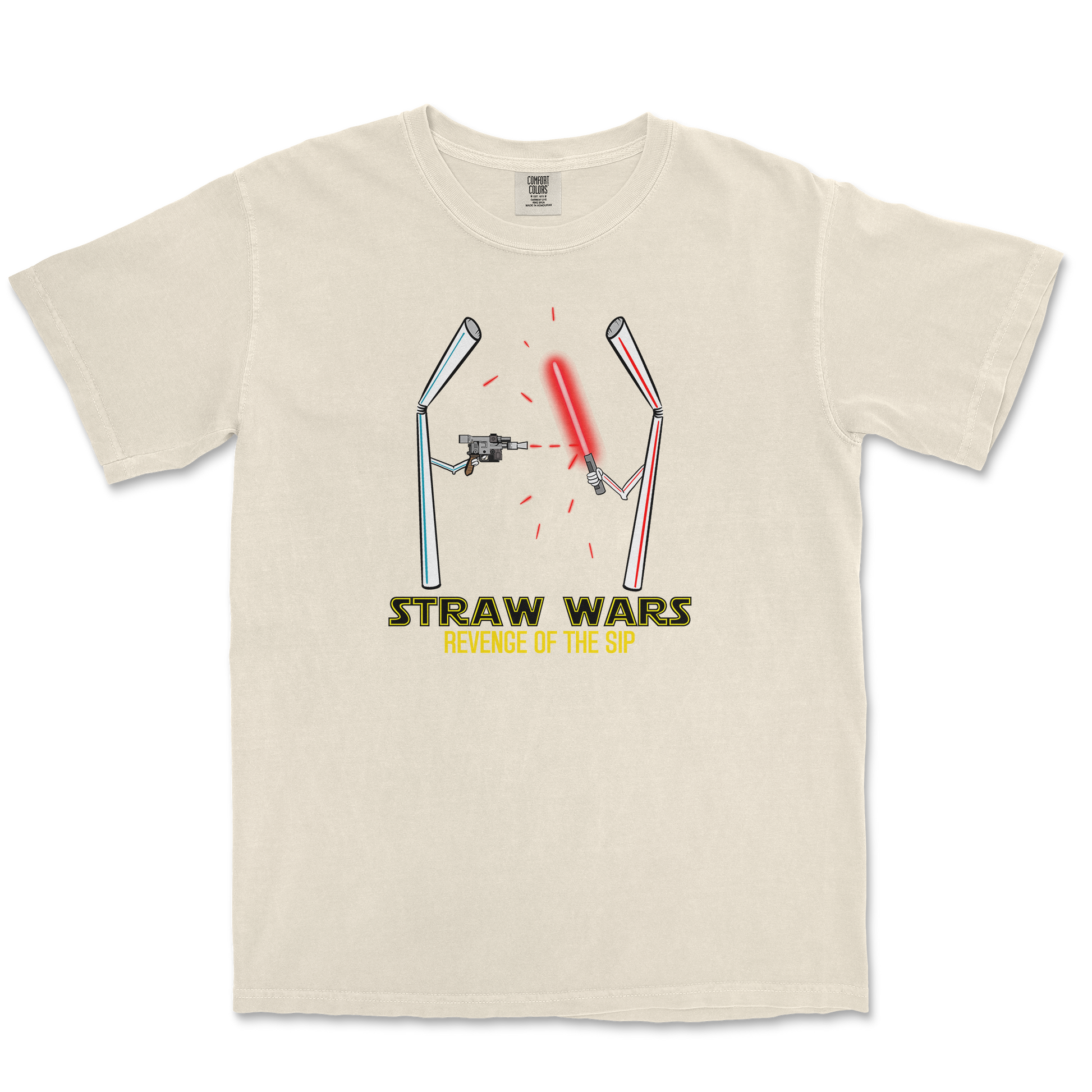 Comfort Colors T-Shirt Straw Wars in Ivory