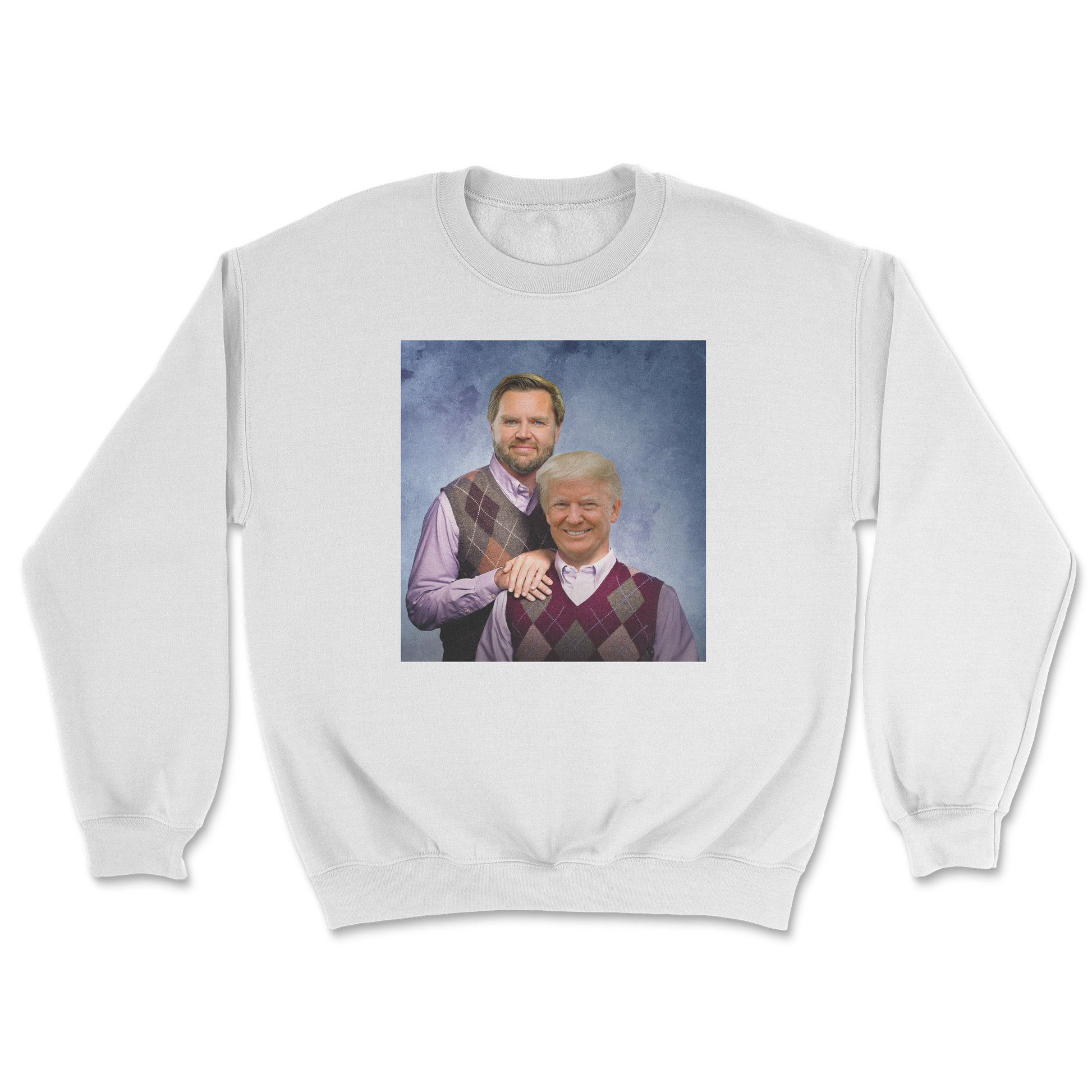 The Nice Shirt Crew Neck Step Brothers  in White