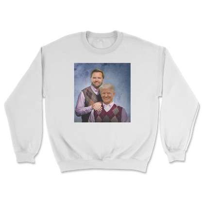 The Nice Shirt Crew Neck Step Brothers  in White