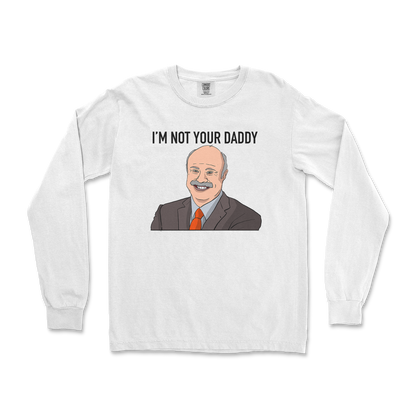 Comfort Colors Long Sleeve Daddy Phil in White