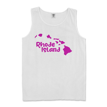 Comfort Colors Tank Top Rhode Island in White