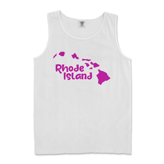 Comfort Colors Tank Top Rhode Island in White