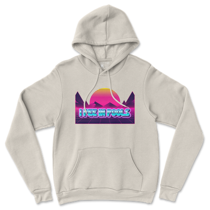 Gildan SoftStyle Hoodie I Pee in Pools in Sand