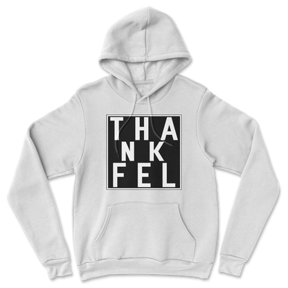 Gildan SoftStyle Hoodie THANKFEL in White