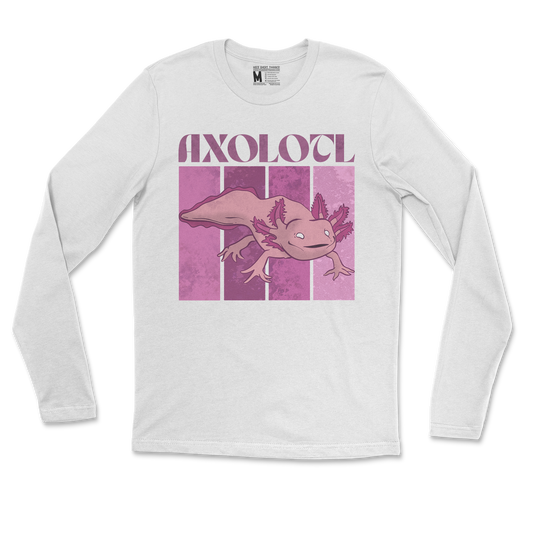 Gildan SoftStyle Long Sleeve Axolotl in White