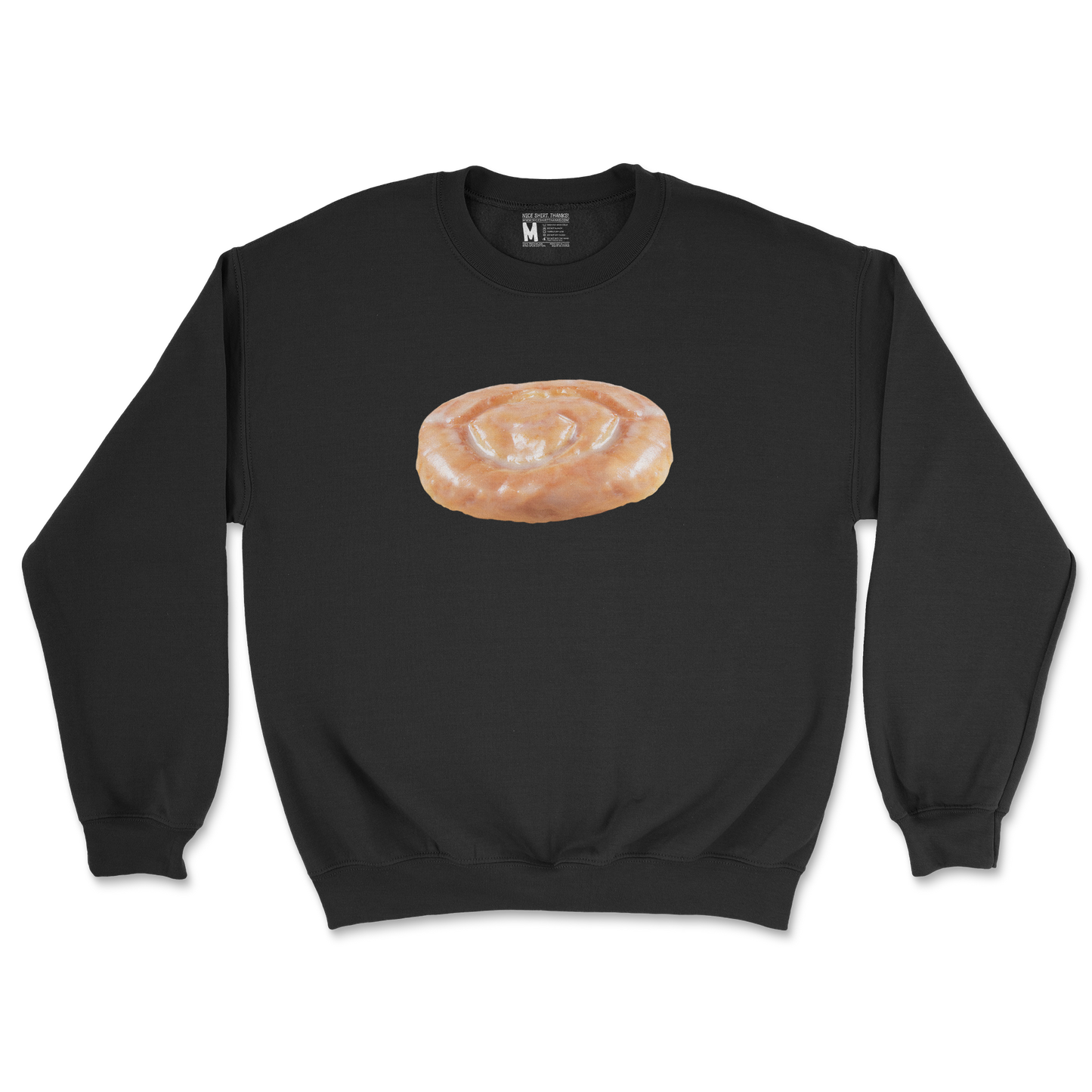 Gildan SoftStyle Crew Neck Honey Bun in Black