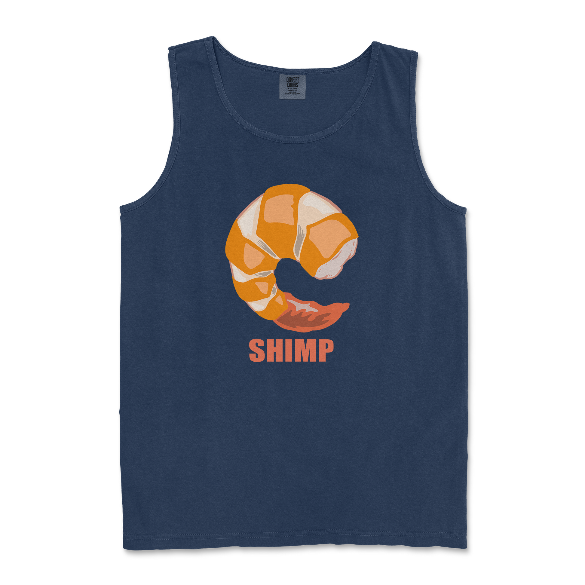 Comfort Colors Tank Top Shimp in TrueNavy