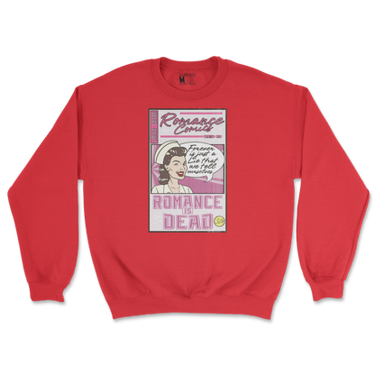 Gildan SoftStyle Crew Neck Romance is Dead in Red