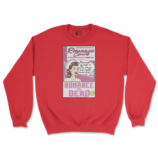 Gildan SoftStyle Crew Neck Romance is Dead in Red