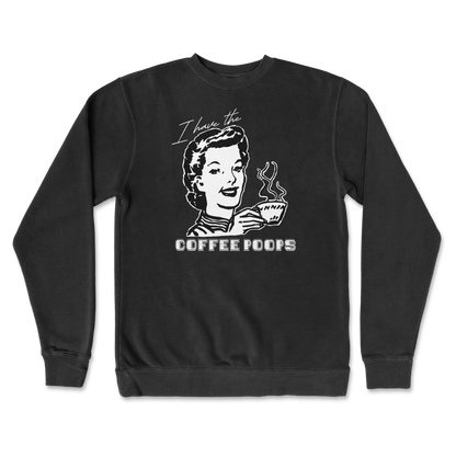 Independent Clothing Co. Crew Neck Coffee Poops  in Black