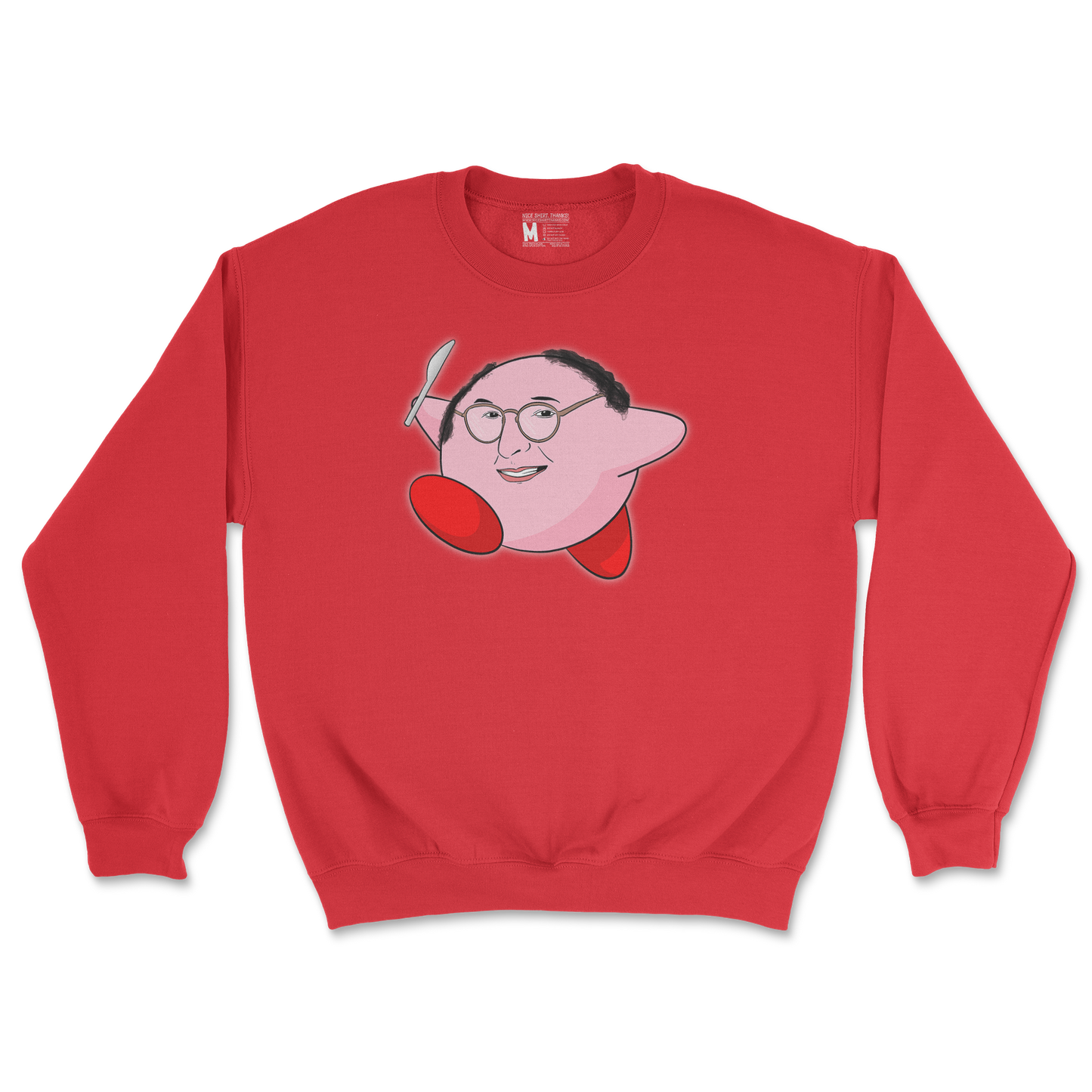 Gildan SoftStyle Crew Neck Kirby George in Red