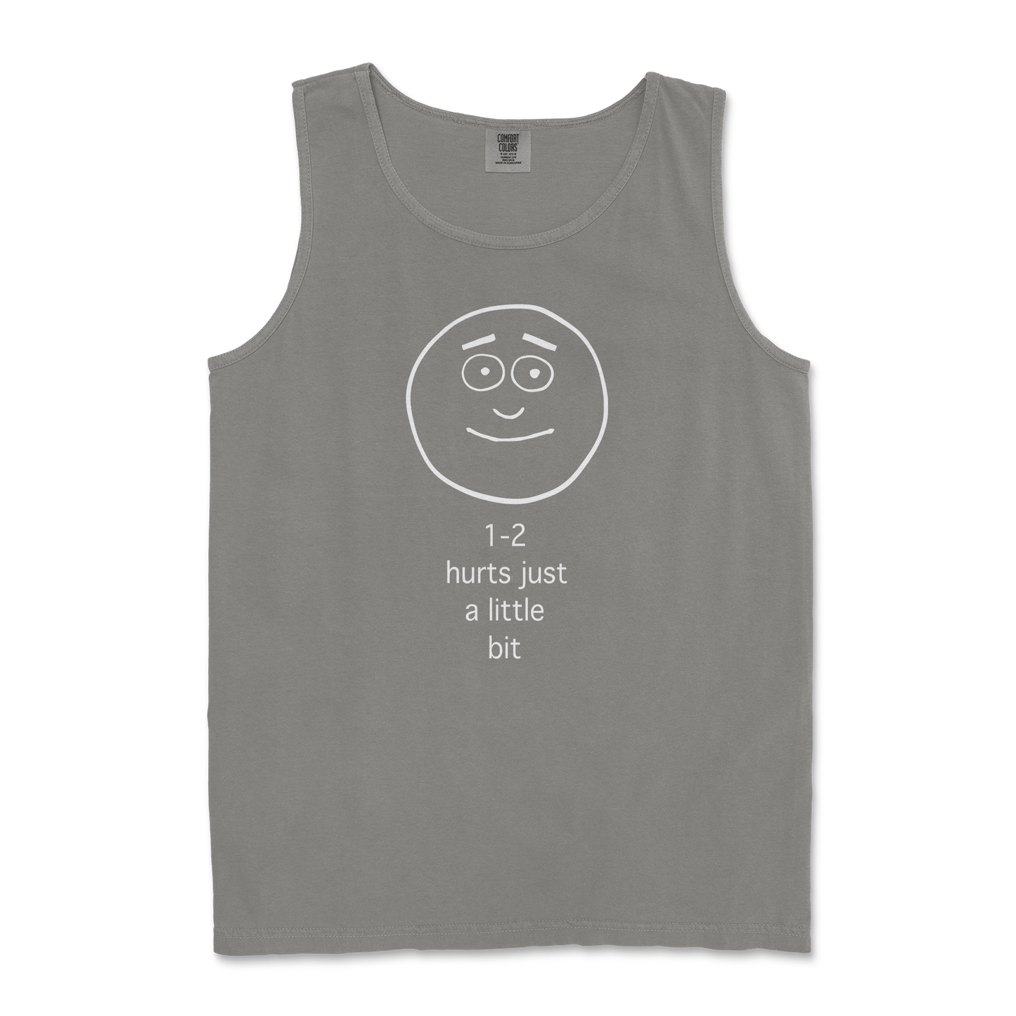 Comfort Colors Tank Top Hurts A Little Bit in Grey