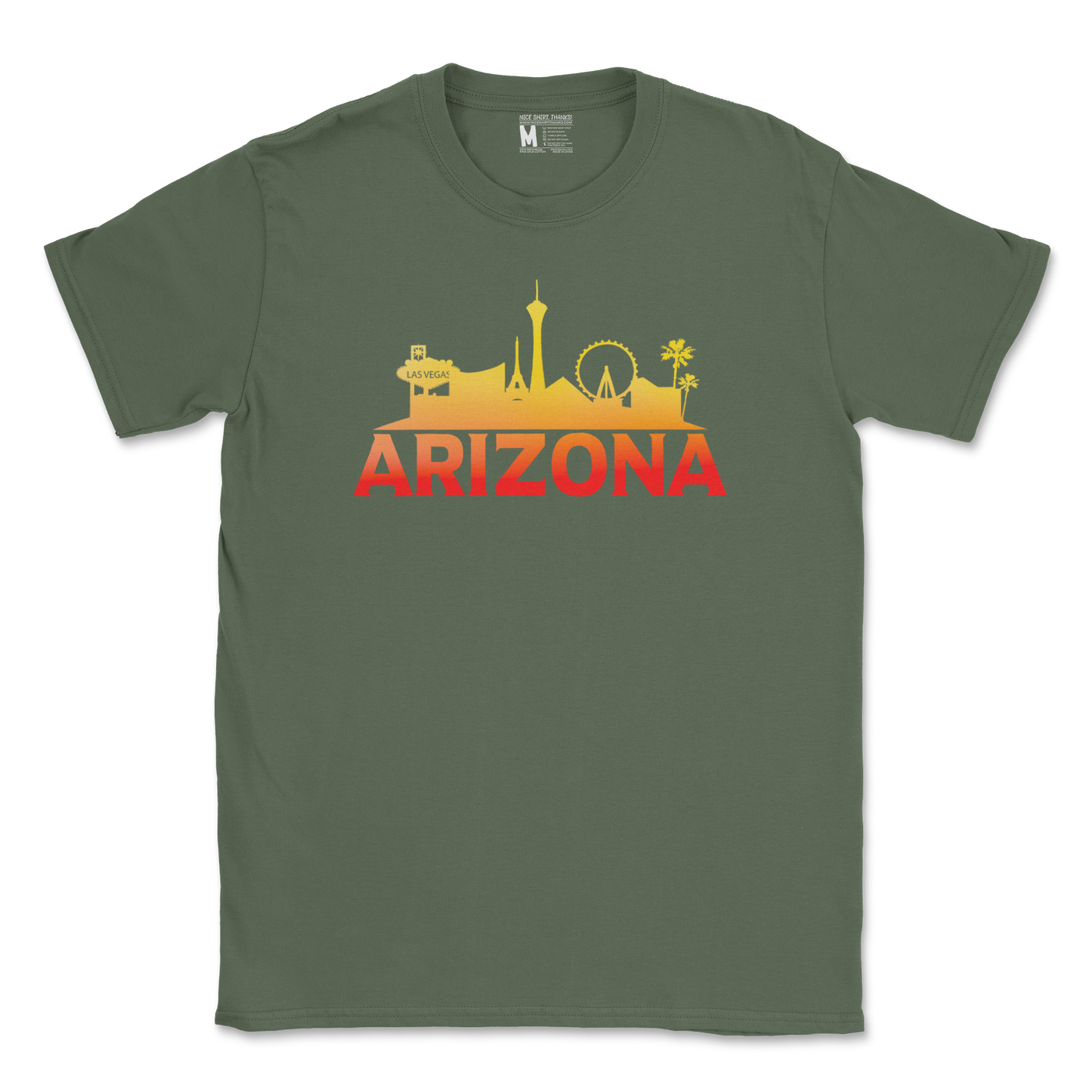 Gildan SoftStyle T-Shirt in Military Green